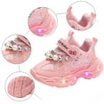 thumbnail image 4 of Zshosam Toddler Sneakers Girls Child Shoes Girls' Athletic Sneakers for Walking, Hiking & Fashion Size 9,(Pink Toddler 9), 4 of 6