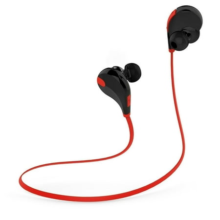 Minisuit Sporty Jogging Bluetooth Wireless Headphones Earbuds with Microphone compatible with iPhone 7, iPhone 7 Plus, Android and Windows Phones