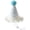 blue, variant on Princess Conical Tulle Birthday Hat Non-Woven Fabric Party Cap for Themed Events Photo Props