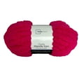 thumbnail image 2 of Mainstays Chunky Chenille Yarn, 31.7 yd, Bright Pink, 100% Polyester, Super Bulky, Pack of 4, 2 of 5