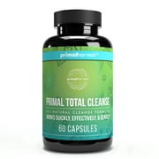 Full Body Detox Cleanse by Primal Harvest, Total Cleanse 60 Capsules