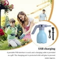 thumbnail image 3 of Monstrate Botella de espray eléctrica de 1,5 l, botella de regadera automática, nebulizador de riego de 360 ​​°, Mini bomba de agua autocebante, Jardín y Patio Azul 1.5L Monstrate HA083071-02, 3 of 6