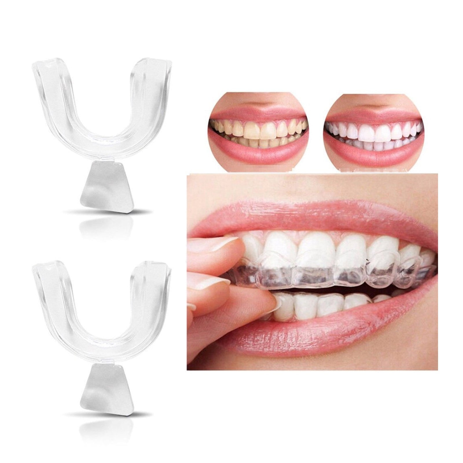 niuredltd 4pcs night mouth guard gum shield for bruxism teeth protector