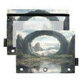 thumbnail image 2 of 2 Pack Pencil Pouch for 3 Ring Binder Smooth Zipper Folders with Pockets Clear Window Pencil Case Circle Gate in Mountains, 2 of 6