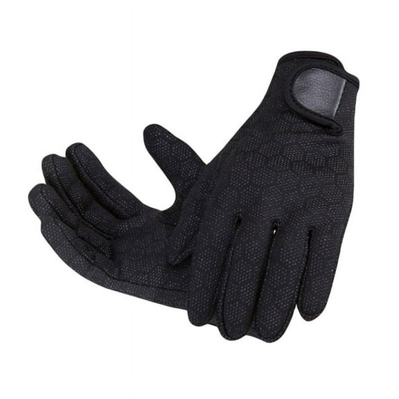 1.5mm Neoprene Non-Slip Diving Gloves for Snorkeling Scuba Swimming Surfing Kayaking Rafting Spearfishing Sailing Women Men Five Fingers Thermal Wetsuit Gloves Water Sports Dive Gloves
