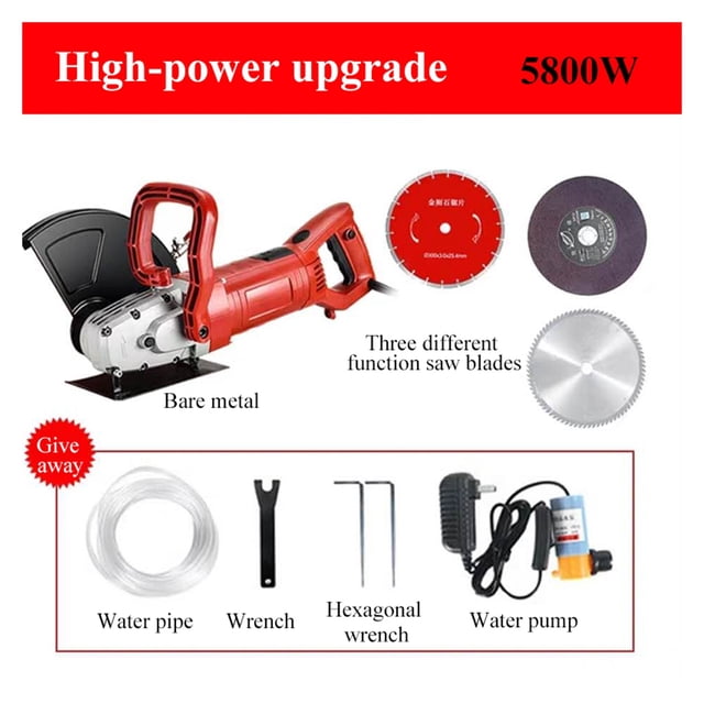Electric Slotting Machine High Power Stone Cutting Machine Multifunctional Reinforced Concrete Cutting Machine