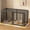 47.6''LX31.5''HX23.8''W(Black), variant on [Spring ]Rustproof Metal Dog Crate With Top, Expandable Portable Pet Cage, Multi-Size, No Tool Assembly, For Dog  Rabbit Chicken