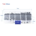thumbnail image 4 of 200pcs 12.9 Class  Head Socket Hex Set Grub Screw Assortment Kit Cup Set M3 M4 M5 M6 M8, 4 of 7
