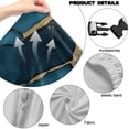 thumbnail image 6 of TSOVTHRID Blue Gold Marble Texture Print 4 Pieces Gaming Chair Cover Stretchable Computer Chair Seat Slipcovers Universal Fit Gaming Chair Slipcovers with Armrest Covers, 6 of 7