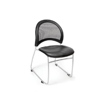 Moon Stack Vinyl Chair, Charcoal