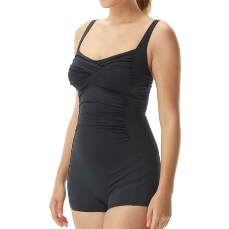 UPC: 0036702975018 | Tyr Solid Twisted Bra Jumpsuit Swimsuit Black Size 12