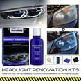 thumbnail image 2 of Car Headlight Restoration Set Fluid Repair Kit Plastic Light Polish Cleaner, 2 of 4