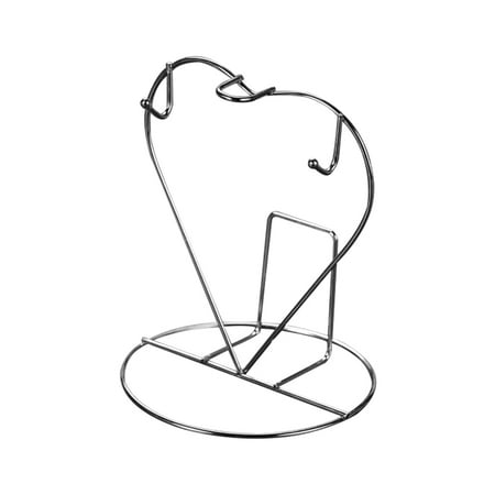 

Tea Cups Display Stand Heart Shaped Cup Rack Stainless Cup Bowl Holder Drying Rack for Kitchen Stainless Steel Glod 14.5 * 12.5cm