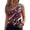 Dark Blue #34, variant on DORKASM 4th Of July Tank Tops V Neck Vintage Usa Flag Tshirts Freedom Sleeveless Red White Blue Blouse Oversize Liberty Clothes Blue L