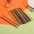 thumbnail image 1 of TAILTOSS 50Pcs Kid Musical Instrument Wooden Rhythm Sticks Color Assorted Grip Training Classroom Teaching, 1 of 6