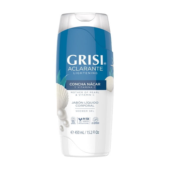 Jabón líquido corporal Grisi concha nácar aclarante 450 ml
