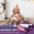 thumbnail image 2 of 60th Birthday Gifts for Women, 60th Birthday Gift Ideas, Happy 60th Birthday Decorations Women, 1963 Bday Gifts, 60 Year Old Gifts/Presents, Funny Gift for 60 Years Old Woman Blanket 50"x60", 2 of 6