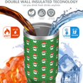 thumbnail image 3 of Christmas 30oz Handheld Travel Tumbler with Handle – Double Wall Stainless Steel Insulated Cup, Flip Straw Lid, Leak-Proof & BPA-Free for Hot and Cold Drinks – Durable Coffee & Juice Mug Black, 3 of 7