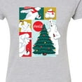 thumbnail image 3 of Coca-Cola - Christmas Tree Polar Bears - Juniors Fitted Graphic T-Shirt, 3 of 5