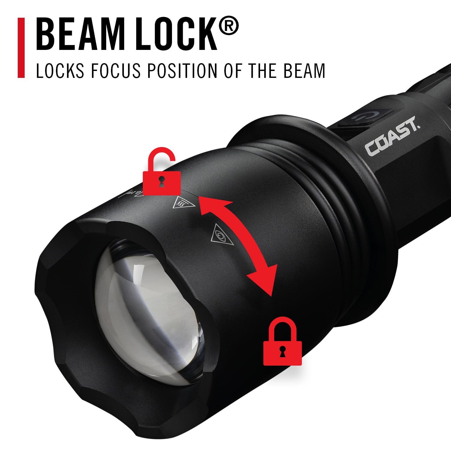 COAST XP40R Rechargeable LED Flashlight – 8000 Lumens, Dual Power, Ultra View Flood Beam