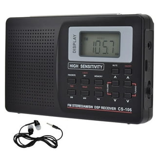 Sony ICF-P27 Compact Pocket AM/FM Portable Radio with Speaker and
