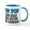 White/Blue Inside, variant on CafePress - Pop Pop: The Man - 11 oz Ceramic Mug - Novelty Coffee Tea Cup