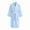 Blue, variant on Waffle Weave Kimono Robe Breathable Long Sleeve with Belt and Pockets Lightweight Loungewear for Home and Travel,for 4.3'-4.8' Pink