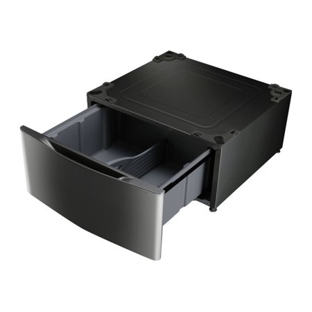 LG 29 In. Laundry Pedestal with Drawer White-Color:Black,Size:27"