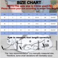 thumbnail image 6 of Fashion Chunky Platform Sneakers Women Classic White Tennis Shoes Comfy Arch Support LAce up Walking Running Shoes, 6 of 8