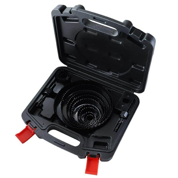 19 Pieces Woodworking Hole Opener Plastic Downlight Drill Bit