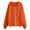 Orange, variant on Fall Jackets for Women Solid Color Baggy Sweatshirts Full Zip Up Hoodie Sport Coat with Pockets Long Sleeve Outwear (XL, Red)