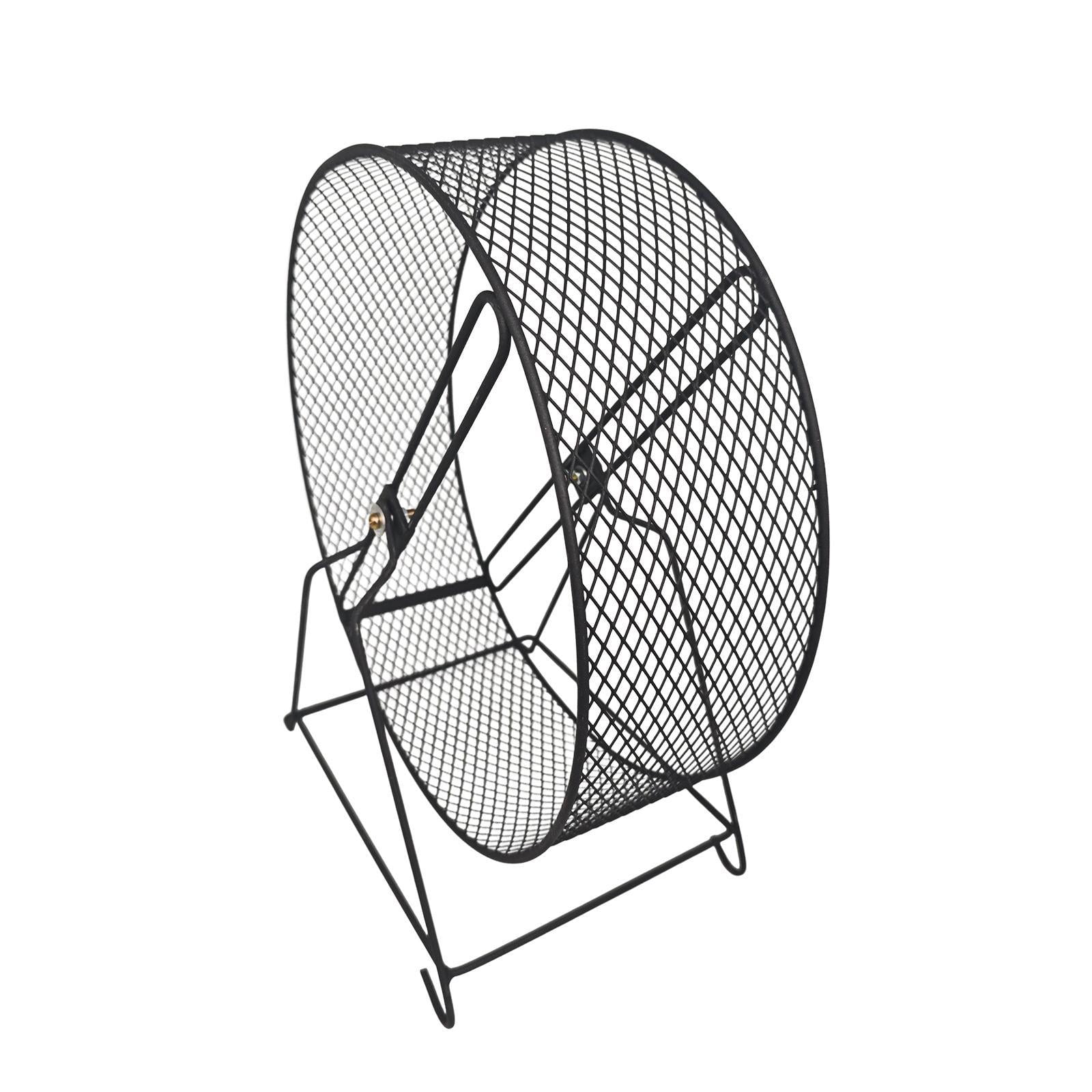 Fzaqwen Iron Hamster Running Exercise Wheel Toy Guinea Pig Jogging Wheel for Maintaining 32x19x36.5cm