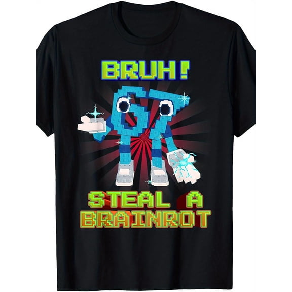 67 Six Seven 6-7 Humorous Brainrot Meme T-Shirt for Teens, Made of 100%, Soft And Cozy Crew Neck Short-Sleeve Tee, The Perfect Present for Family/Friends, Sizes S-XXXL