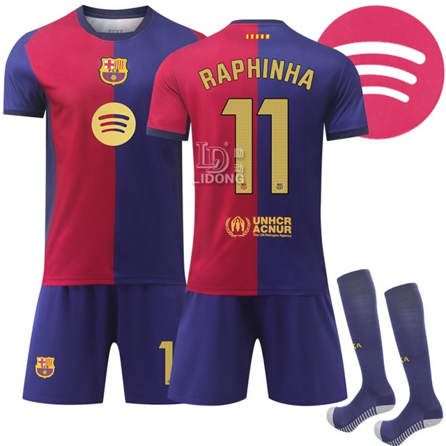 2425 New Barcelona Home Sports Football Jersey No. 11 #HAPHINHA Jersey