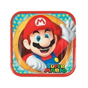ORIENTAL TRADING COMPANY Super Mario Brothers Dinner Plates - Party Supplies - 8 Pieces
