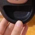 thumbnail image 5 of HCNTES Baby Toddler Unisex Sandals Soft Sole Non-Slip Slides for Spring Summer Pool Beach Bath Indoor Outdoor Play(L01-Black,13), 5 of 7