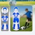 thumbnail image 1 of Colaxi Inflatable Soccer Dummy Air Mannequin Dribbling Passing Drills Multipurpose Inflatable Punching Bag Kick Wall Goalkeeper Blue, 1 of 8