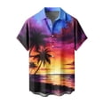 thumbnail image 6 of Cllios Men's Hawaiian Shirt Big and Tall Tropical Graphic Beach Tops Loose Fit Lapel Collared Short Sleeve T-shirts Oversized Button Down Bowling Shirts with Pocket S-5XL, 6 of 6