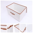 thumbnail image 2 of REGALWOVEN Storage Cube, Storage Bin with Handles and Lid, 1 Pcs Storage Basket for Organizing Cloth Beige 14.6x10.6x10.2', 2 of 7
