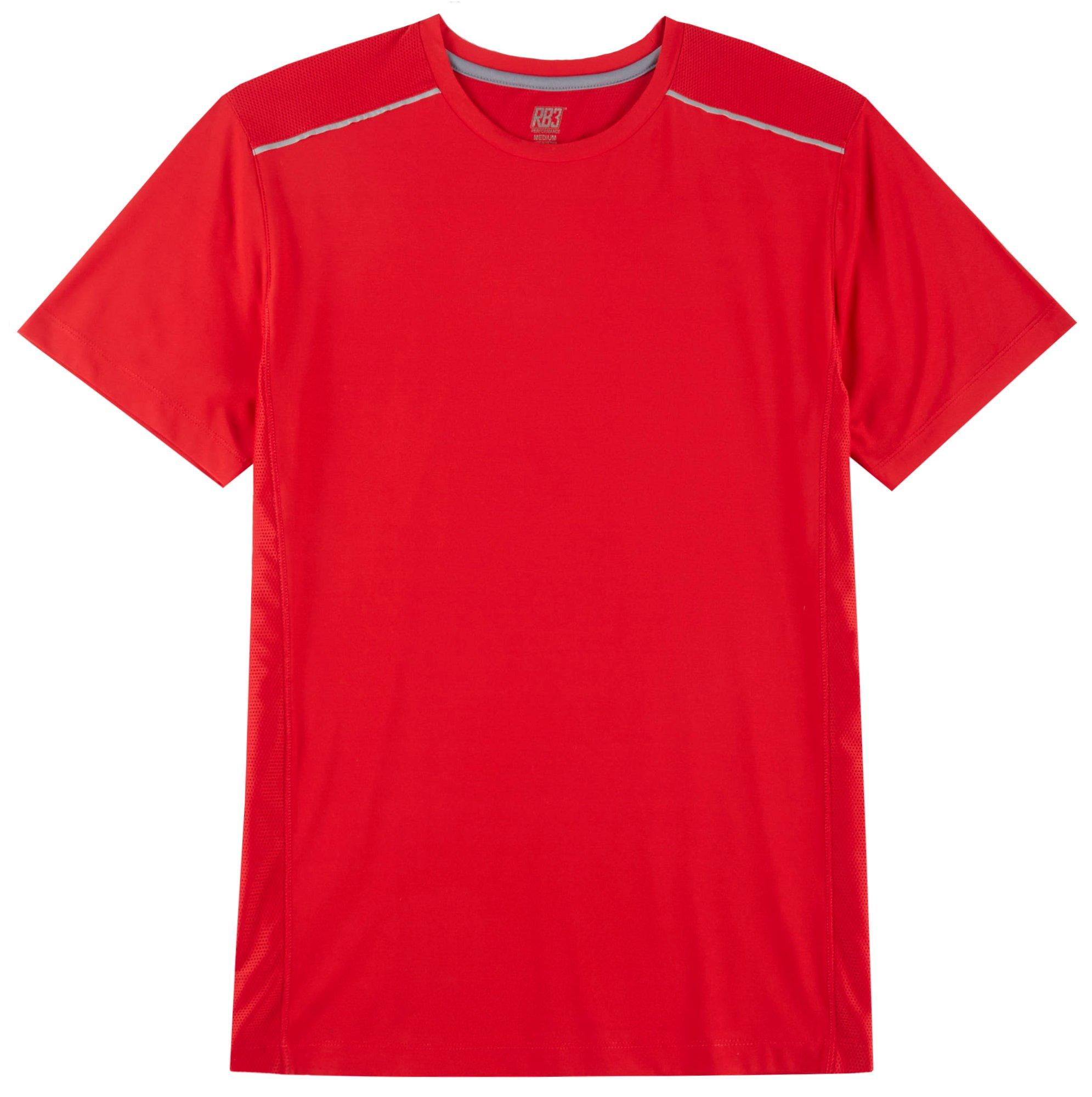 RB3 Active Mens Solid Mesh Panel 