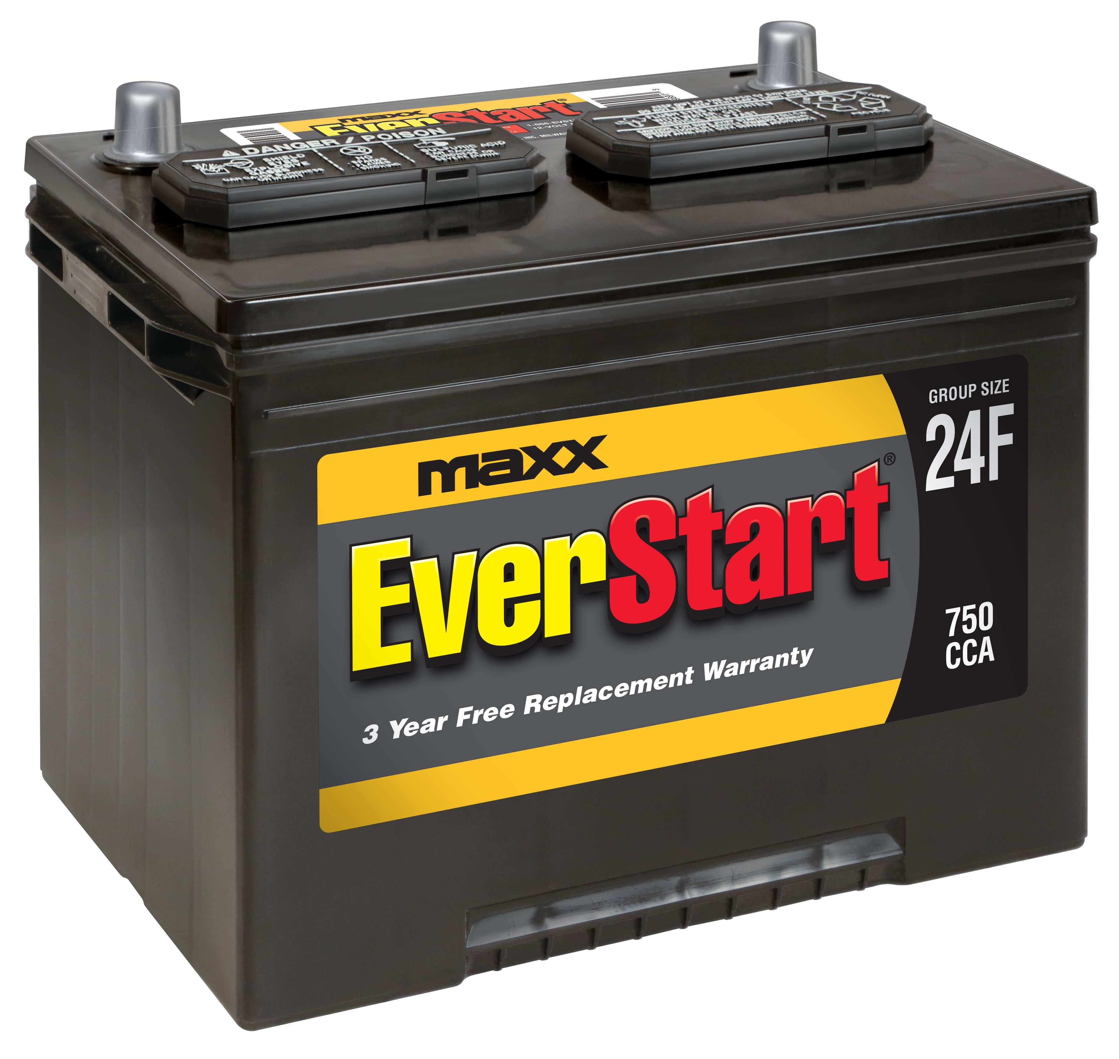 EverStart Maxx Lead Acid Automotive Battery, Group Size 24F