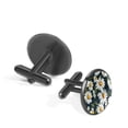 thumbnail image 2 of Daisy Elegant Business Attire: Stainless Steel Men's Cufflinks Set for Versatile Wardrobe Options, 2 of 6