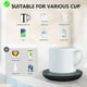 thumbnail image 3 of Calentador de café eléctrico, calentadores de café inteligentes para escritorio de oficina, calentador de tazas con 2 ajustes de temperatura, placa calefactora, calentador de bebidas eléctrico, calentador de bebidas para cacao, té, leche Vhermosa, 3 of 7