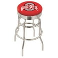 thumbnail image 3 of 25" L7C3C - Chrome Double Ring Wake Forest Swivel Bar Stool with 2.5" Ribbed Accent Ring by Holland Bar Stool Company, 3 of 7
