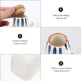 Miangastore Ceramic Vinegar Soy Sauce Dispensers Shoyu Pots Liquid Jars