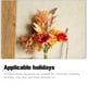 thumbnail image 5 of Ramo de flores artificiales Injueey de otoño decoración de Navidad, 5 of 6