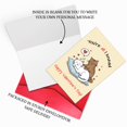 thumbnail image 3 of Tarjeta de San Valentín TQDaiker para Amantes de los Gatos con Sobre, 3 of 5