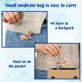 thumbnail image 5 of 24 Pcs Pill Pouch Bags Zippered Pill Pouch Set Reusable Translucent Medicine Organizer Self Sealing Medicine Bag Travel Plastic Pill Bags with Slide Lock Pill Baggies for Pills, 5 of 7