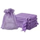 thumbnail image 1 of Envoltorio de regalo QIANF, 20 unidades, bolsas de organza moradas de 10 x 15 cm, 1 of 6