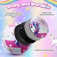 thumbnail image 3 of Voleibol Simgoing con forma de unicornio, talla 5, con bomba y mochila, 3 of 6